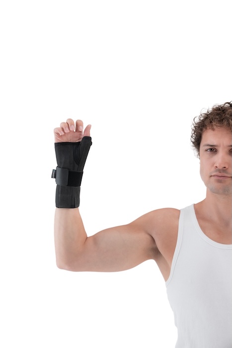 Statik Əl Biləyi Splinti Qara Ölçüsüz (Airtex Parça)